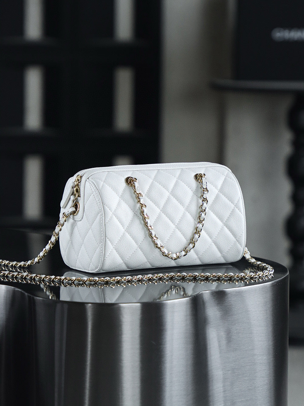 Chanel 25P Mini Bowling Bag