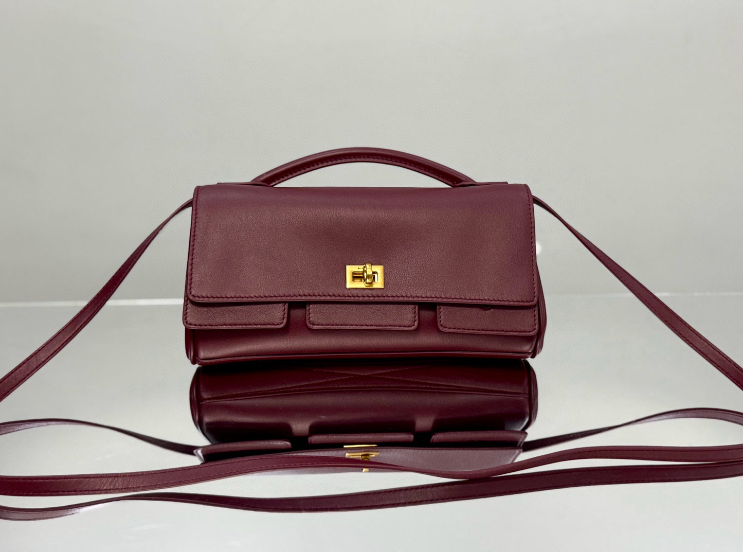 BLCG BelAir Leather Shoulder Bag(26.9x13.9x5.3cm)