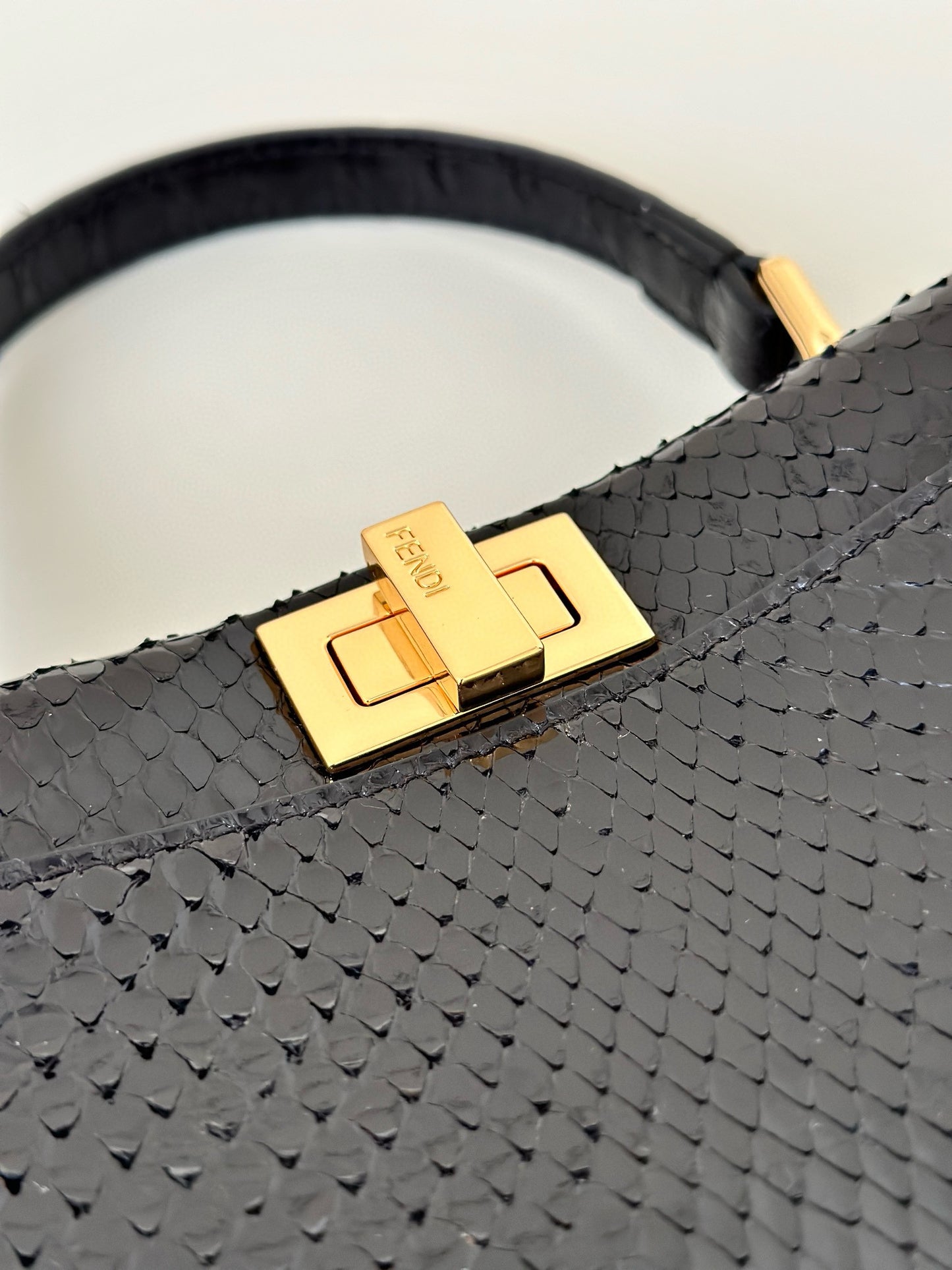 Fendi Peekaboo Bag (Python leather)