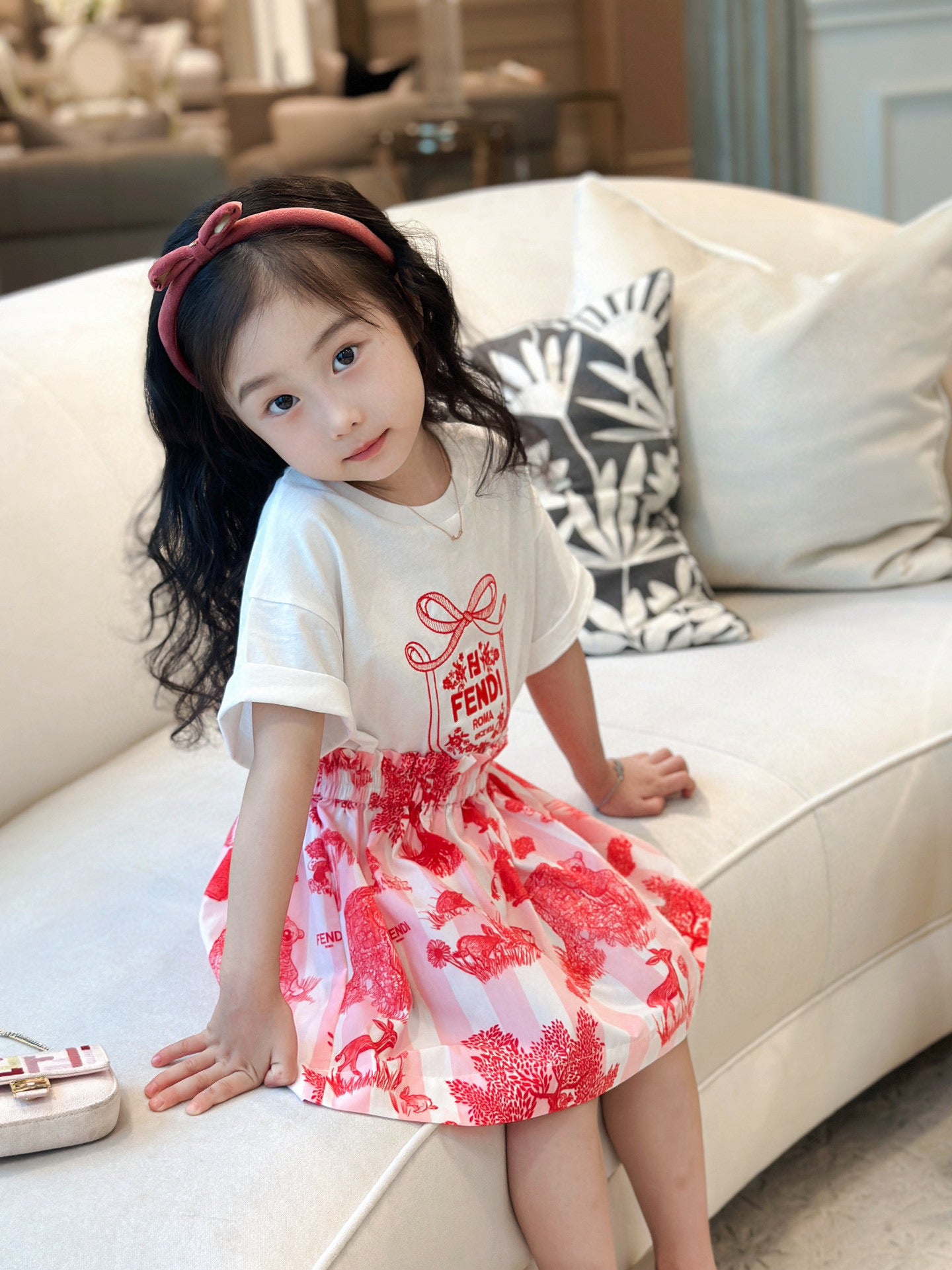 Fendi T-Shirt/Skirt Set