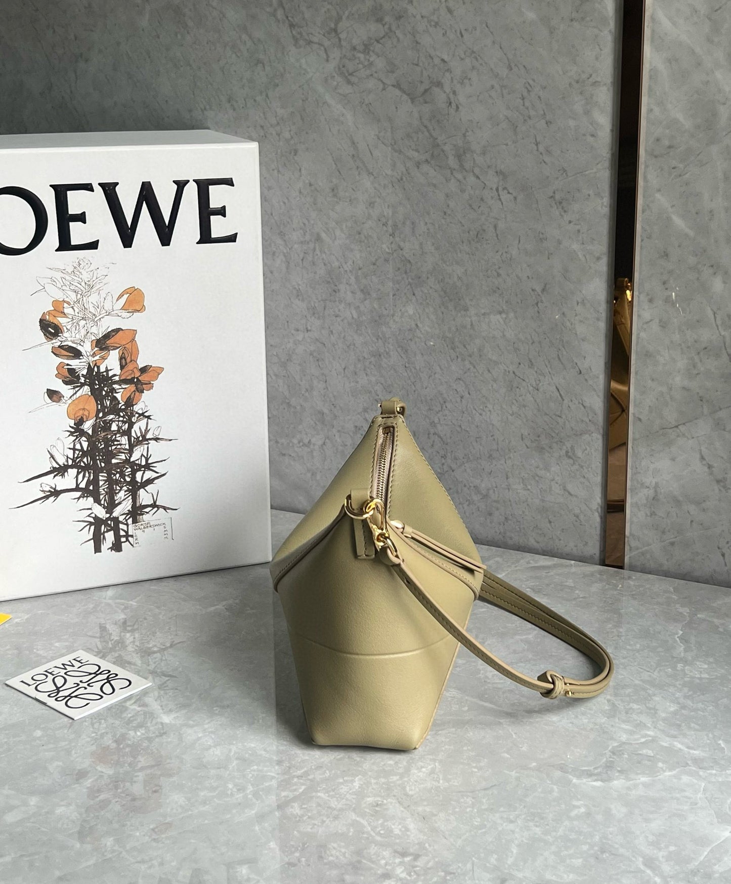 Loewe Puzzle Fold Pouch Mahjong Bag(23x6.5x15.5cm)