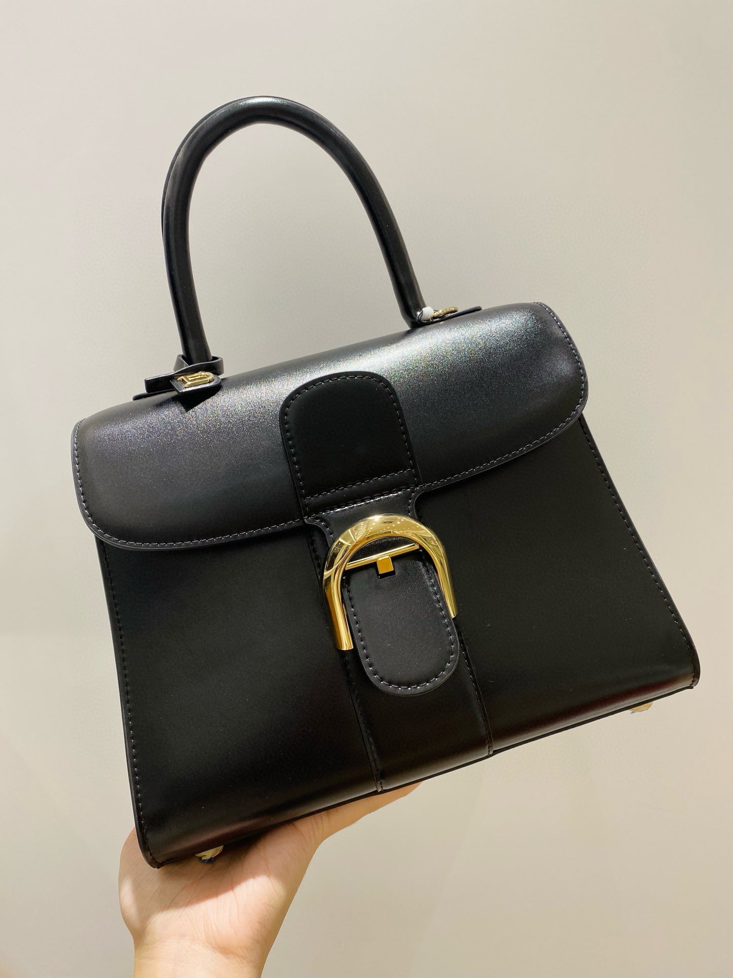 Delvaux Brillant Mini Box Top Handbag