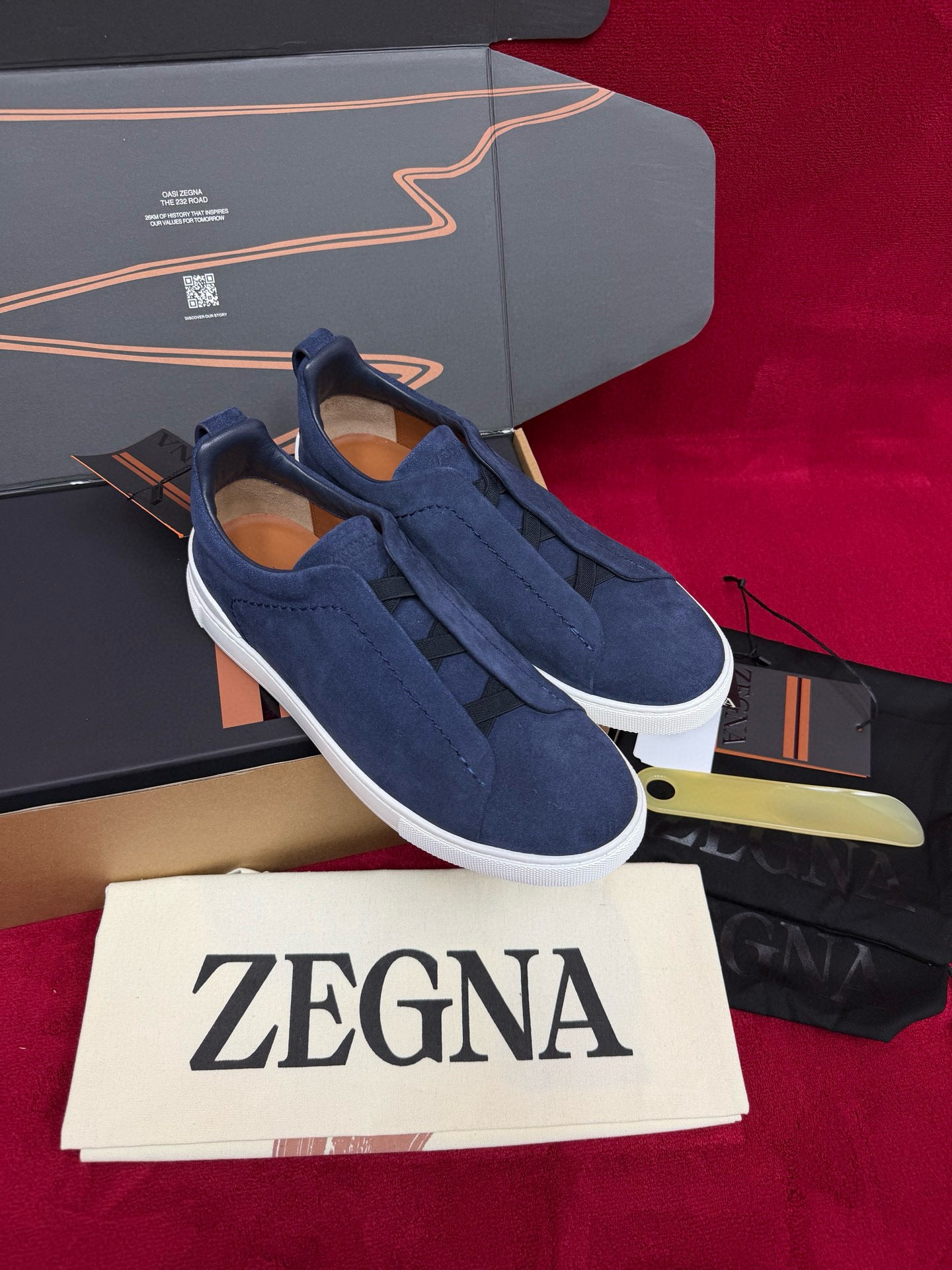 Zegna Suede Sneakers