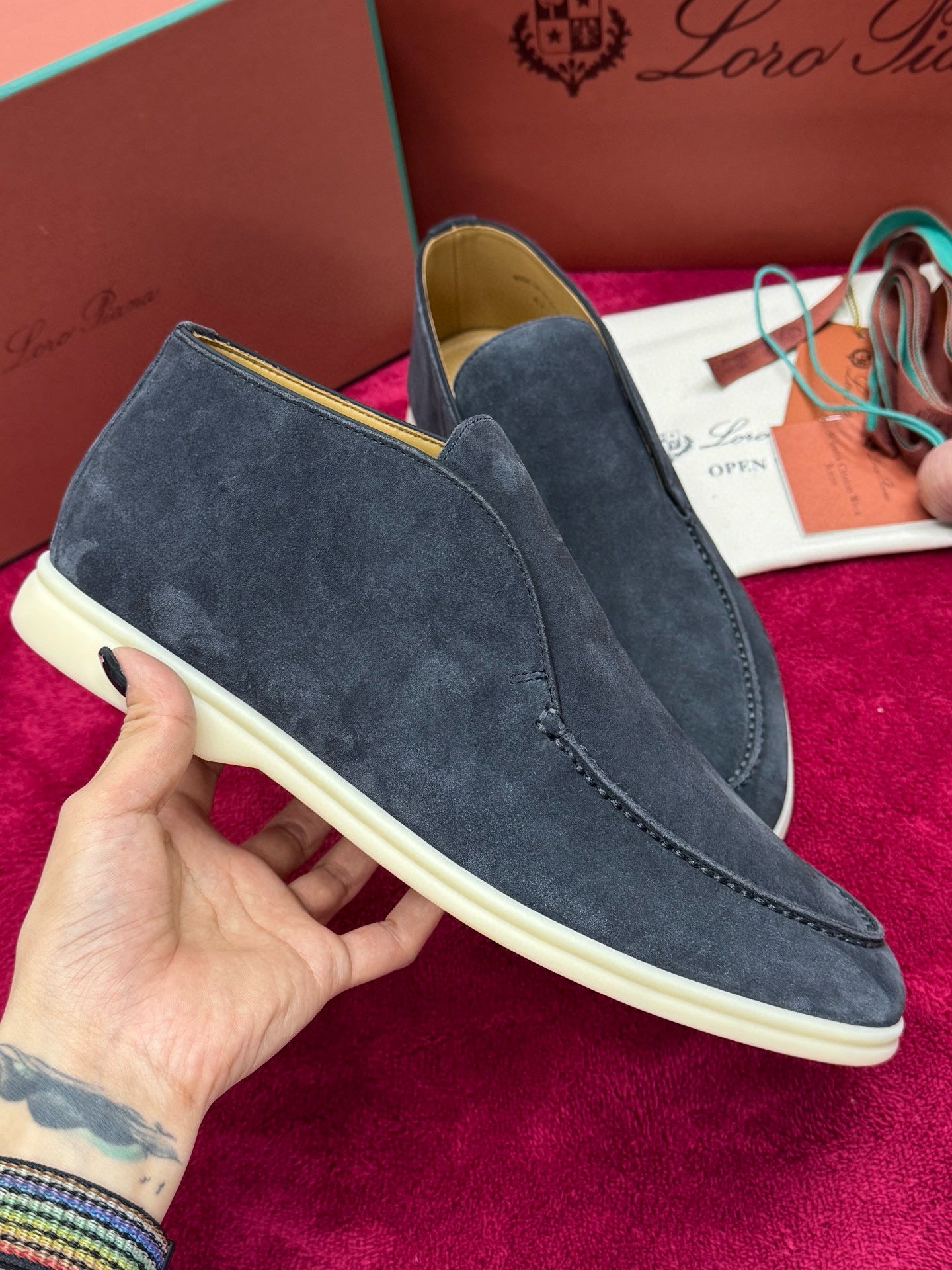 Loro Piana Open Walk Loafers