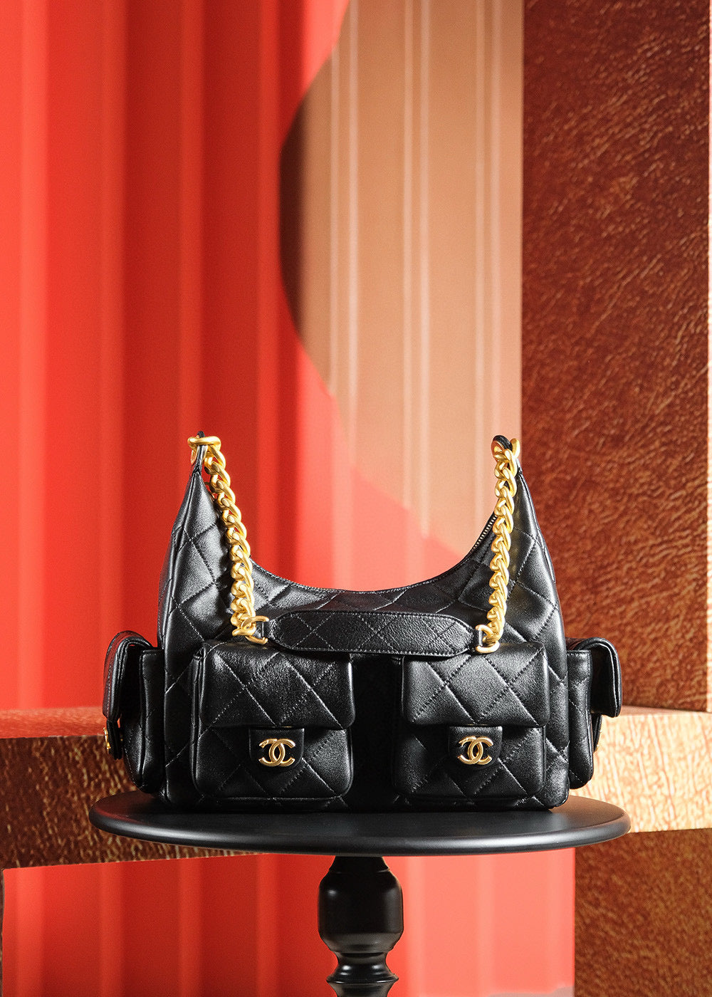 Chanel 25C Hobo Bag (27x35x18cm)