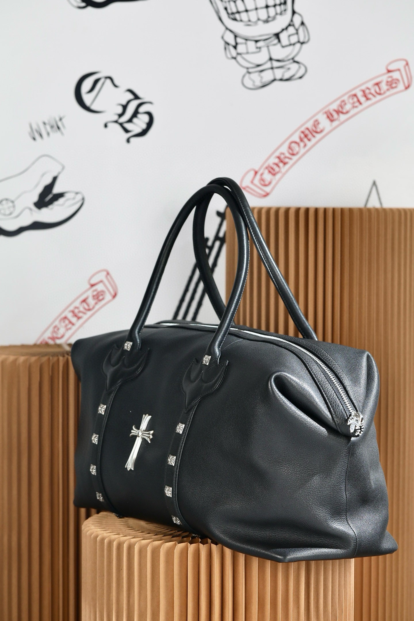 Chrome Hearts Cross Duffle Bag