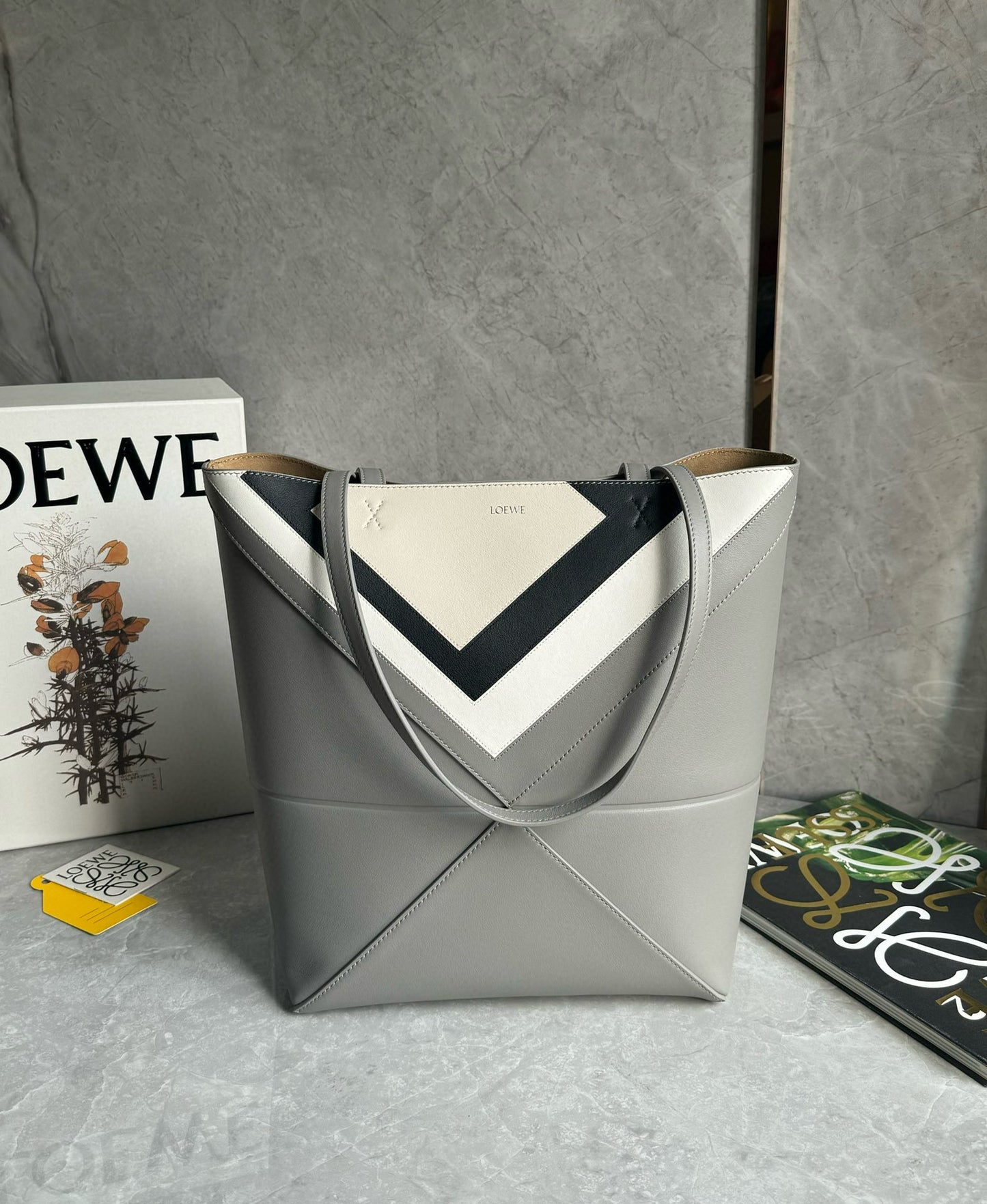 Loewe Puzzle Fold Tote Bag(25.5x14.5x31.5cm)
