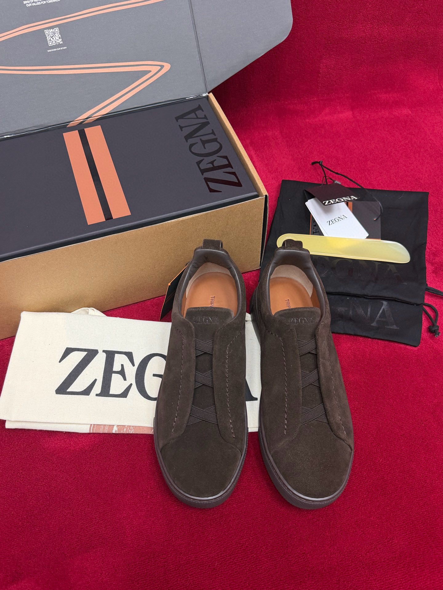 Zegna Suede Sneakers