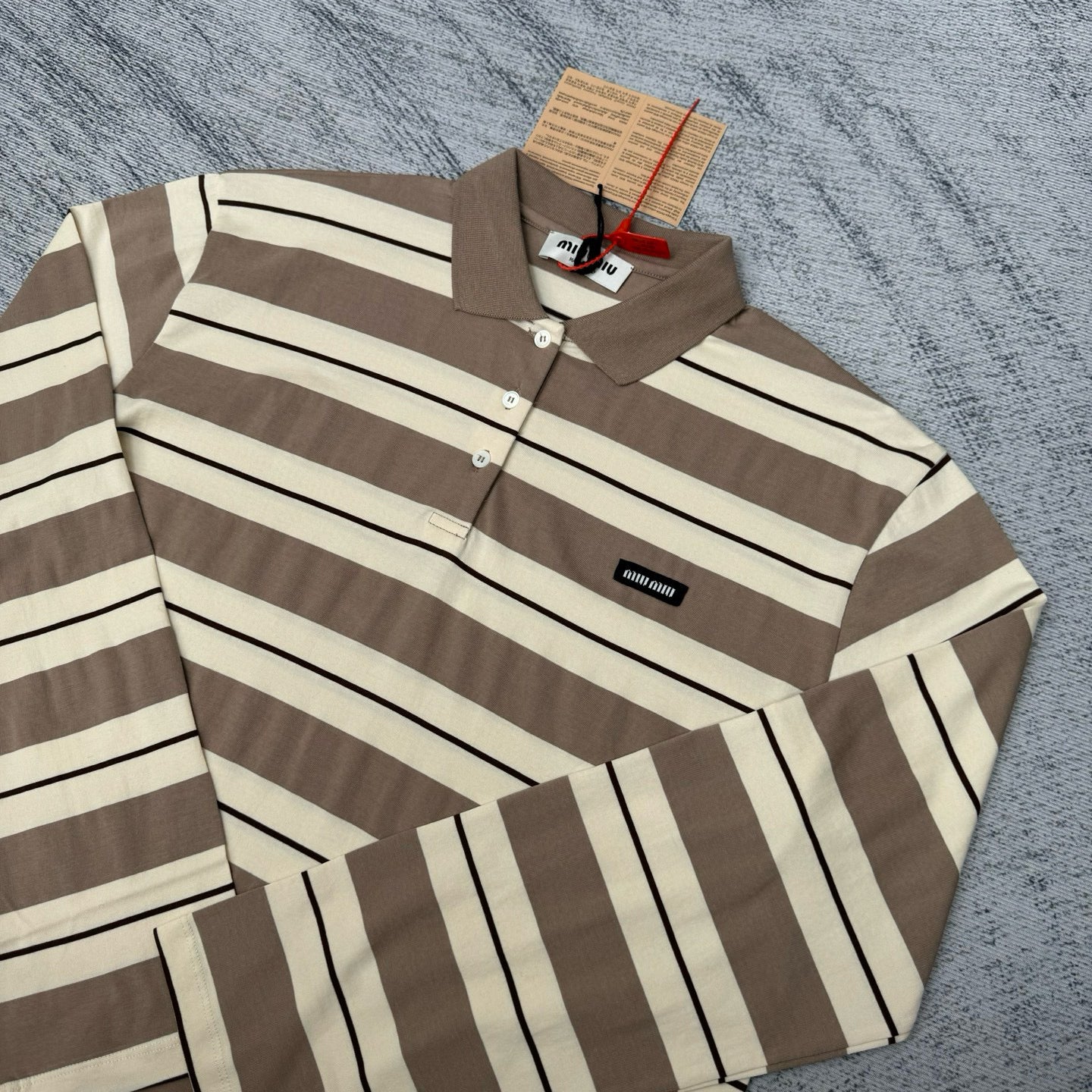 Miu Miu Long Sleeve Polo