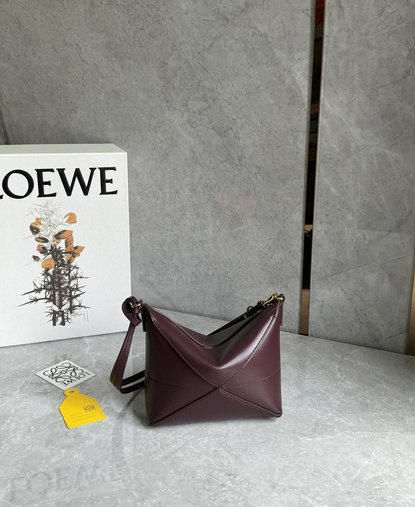 Loewe Puzzle Fold Pouch Mahjong Bag(23x6.5x15.5cm)