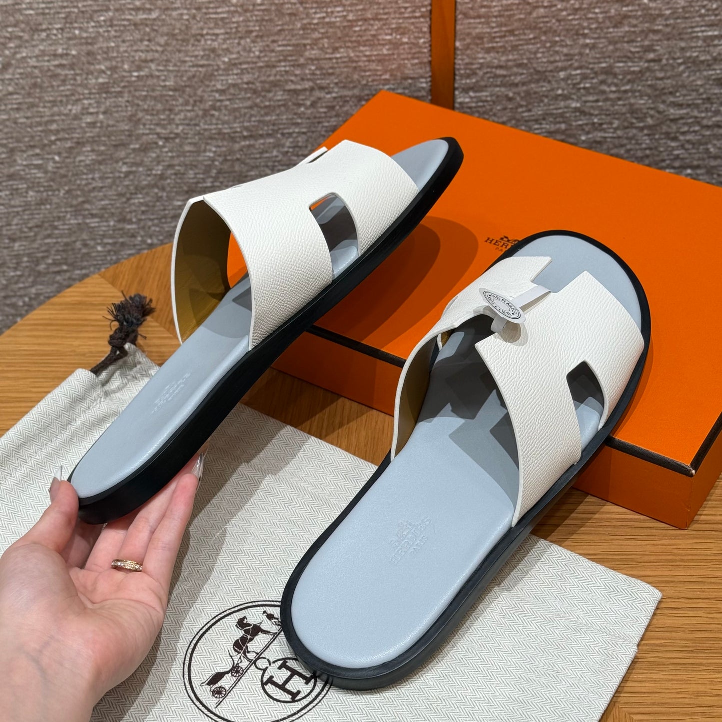 Hermes Slippers