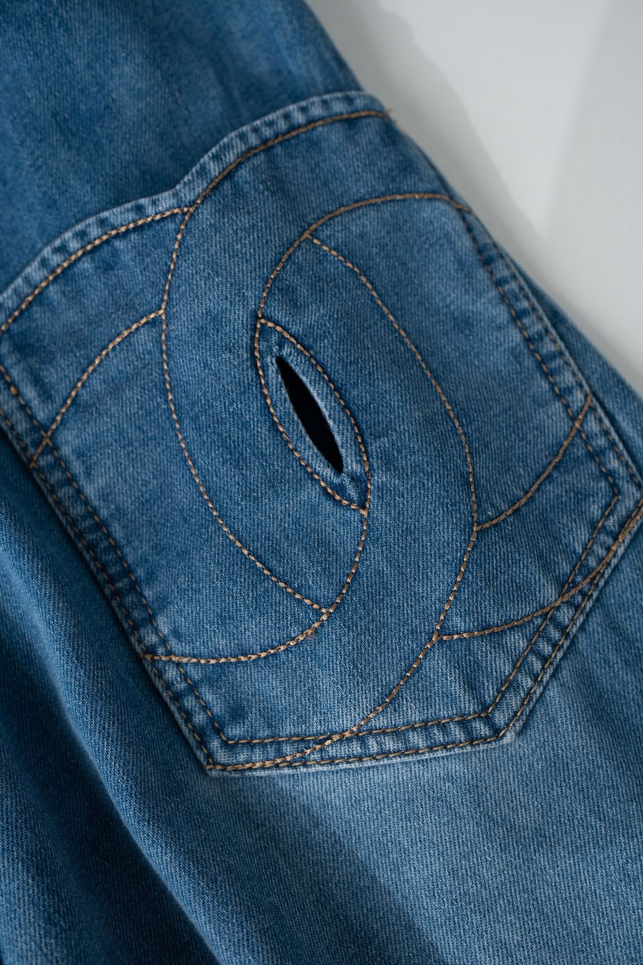 Chanel Long Jeans