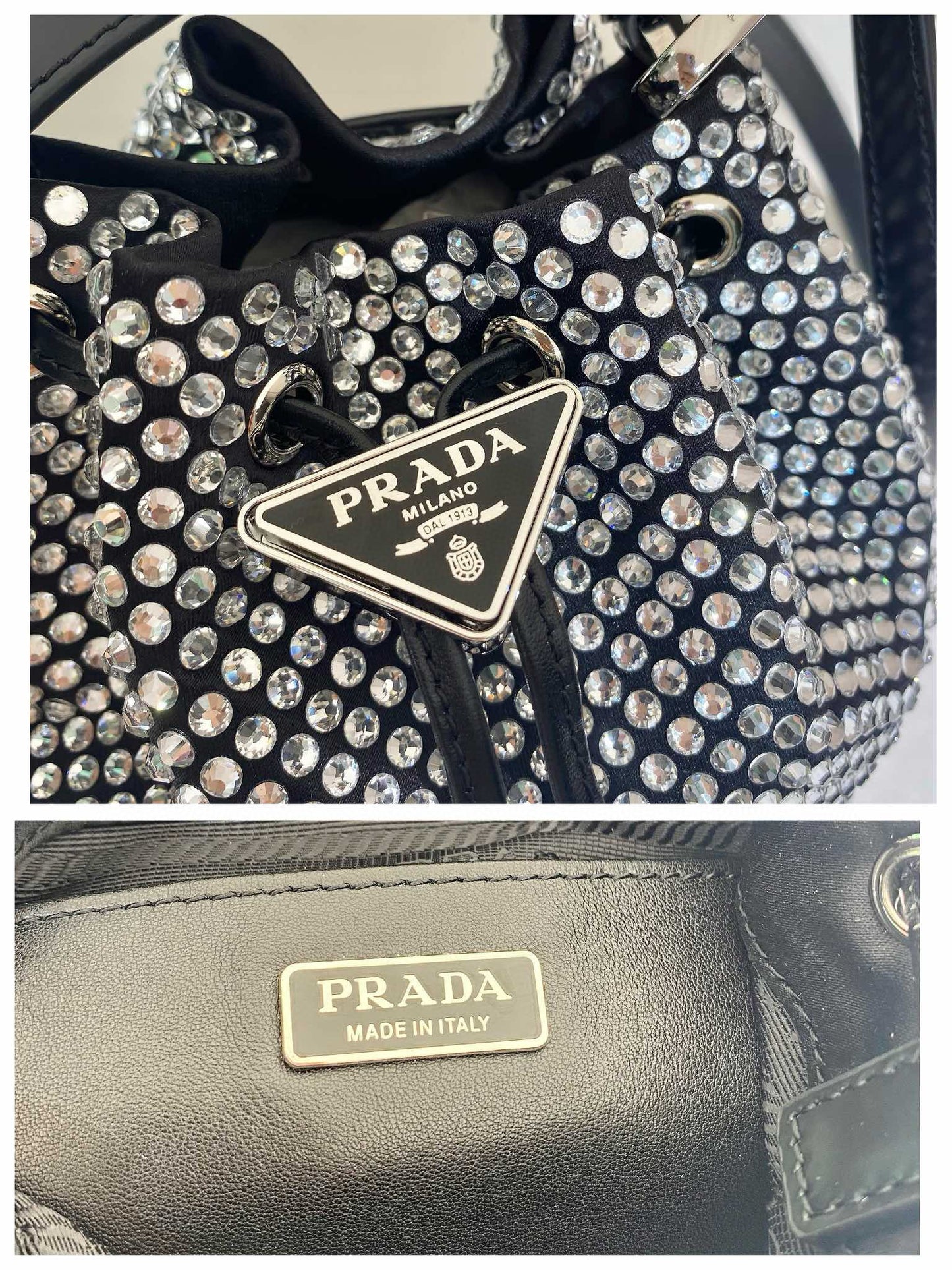 Prada Crystal Bucket Bag