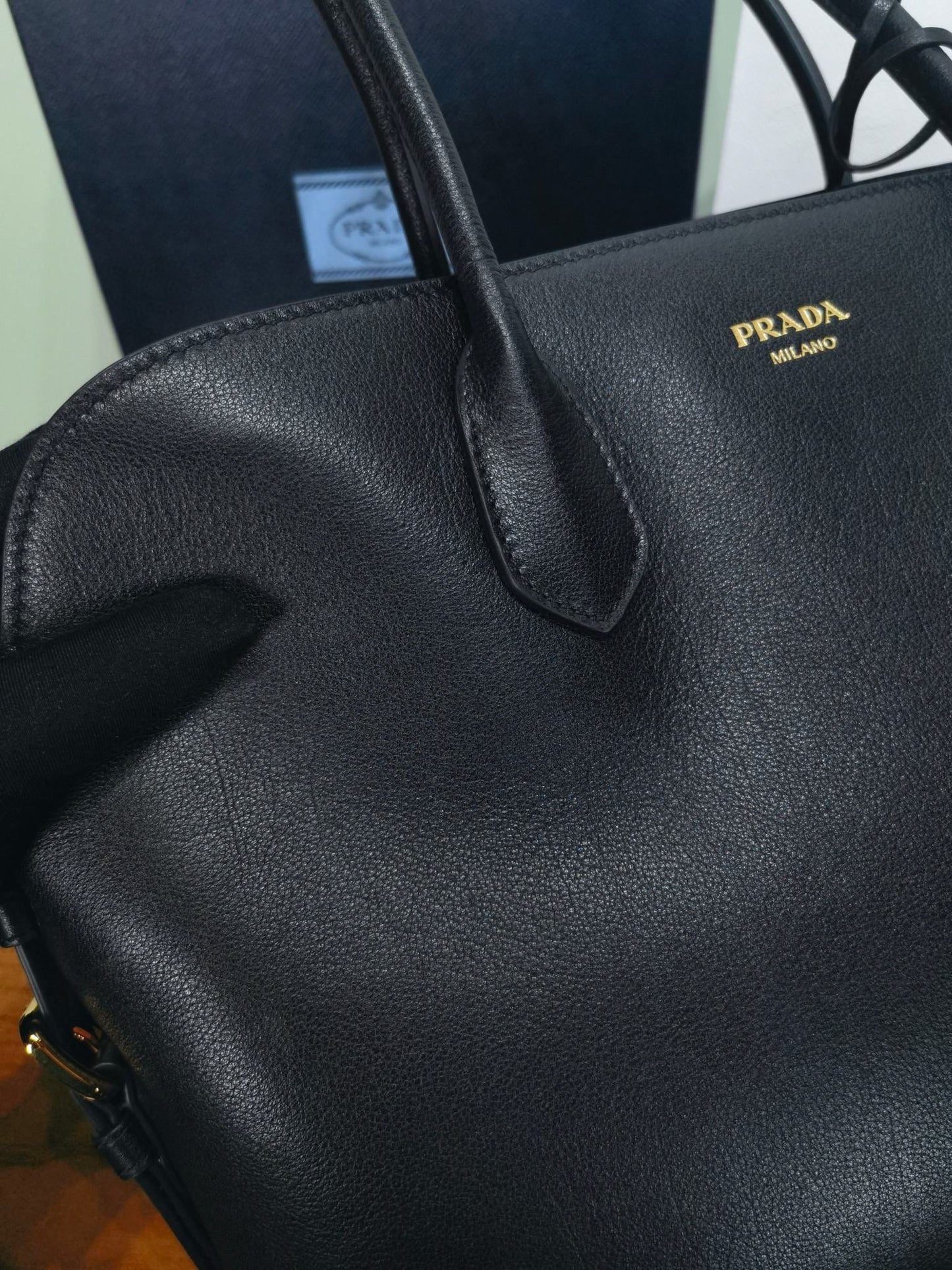 PD Large Leather Tote Bag