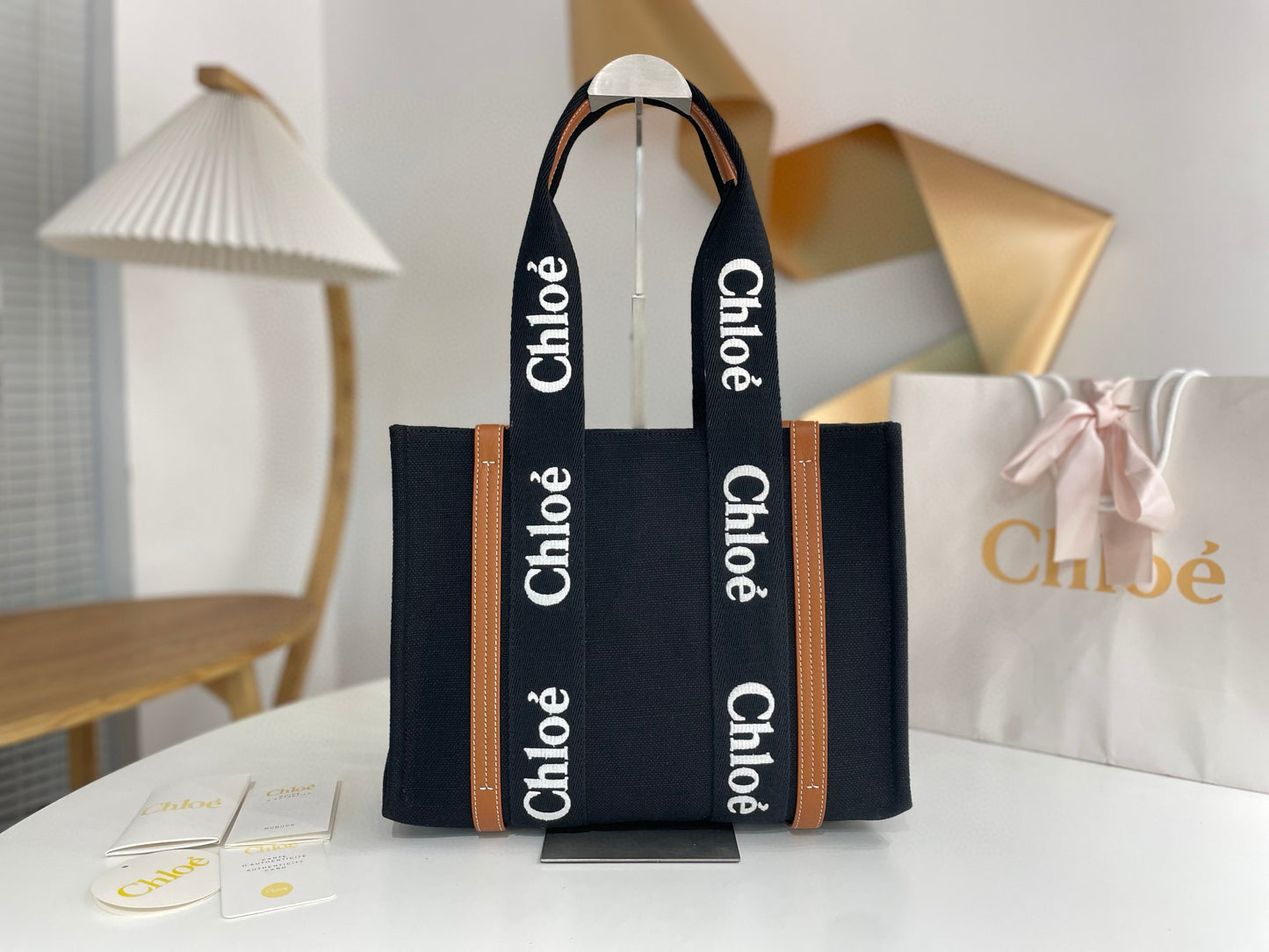 Chloe Woody Tote Bag