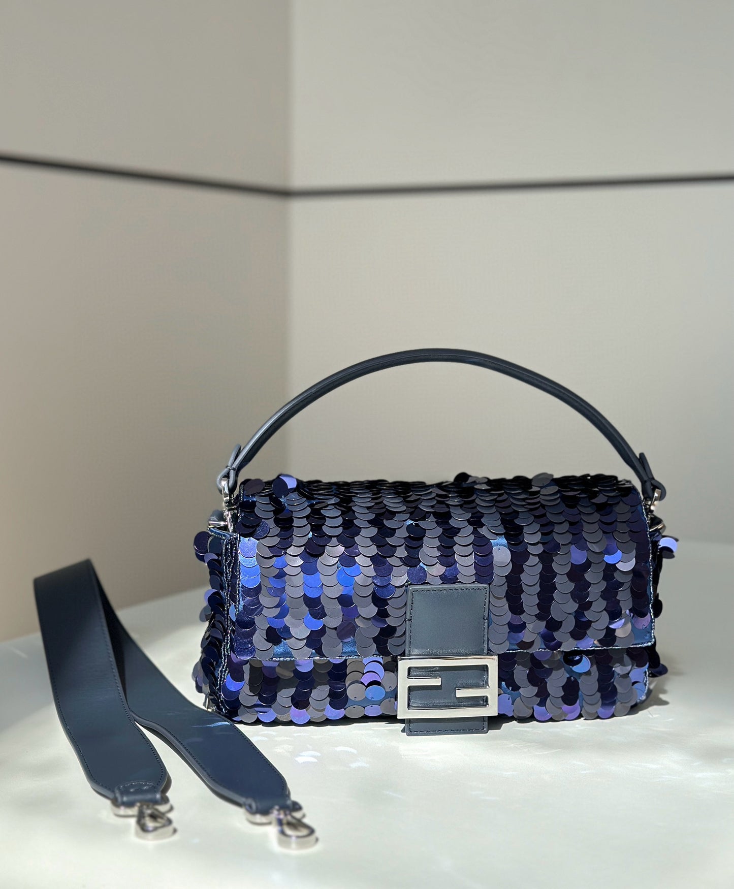 Fendi Baguette Sequins Bag