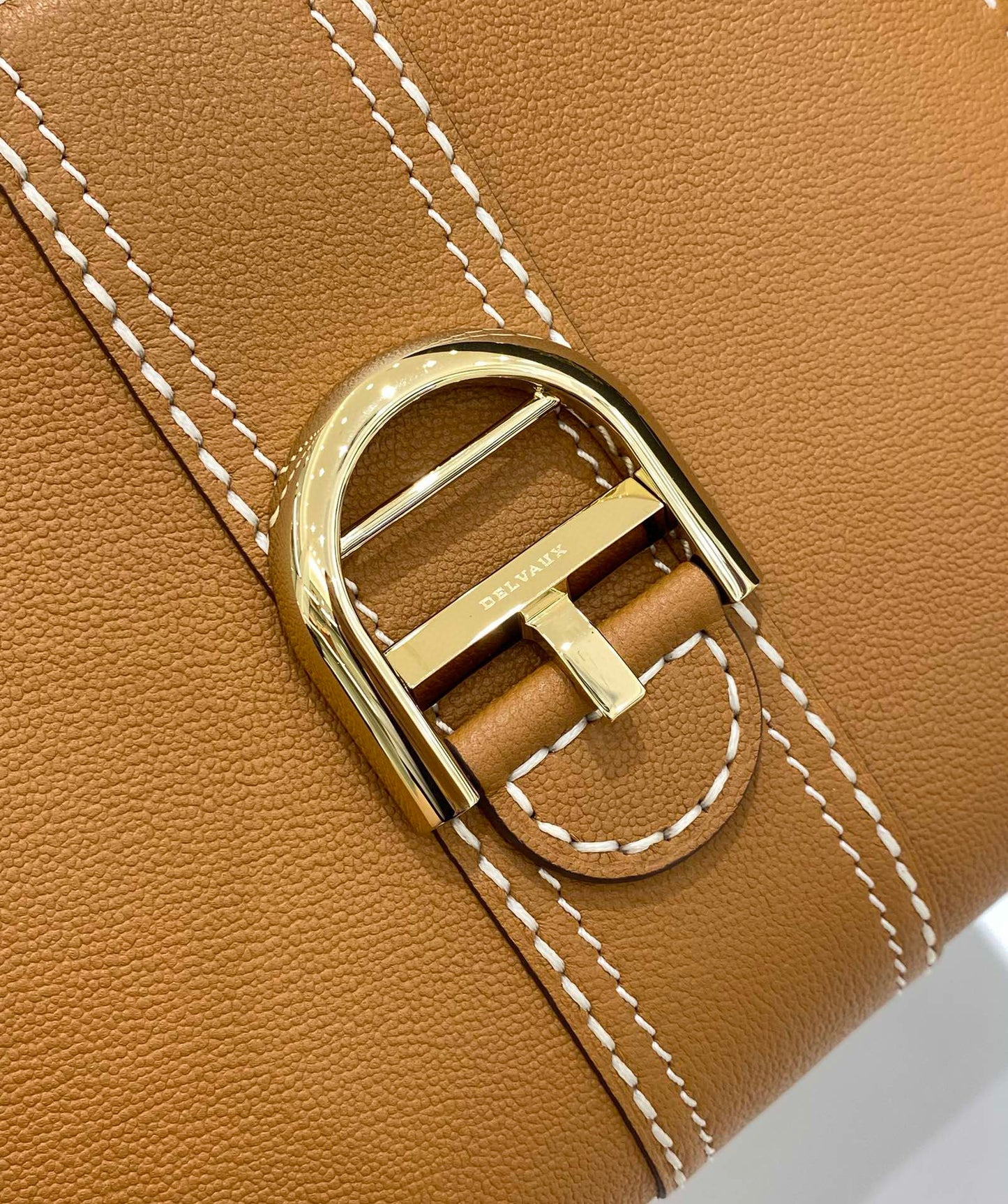 Delvaux Brillant MM Surpique Handbag