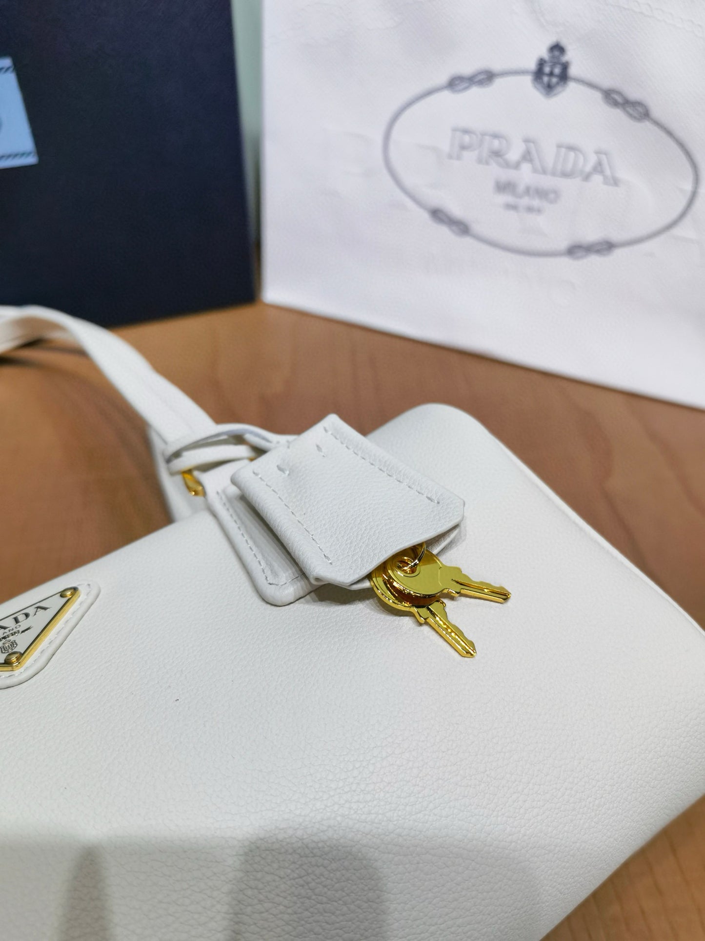 Prada Lock Shoulder Bag