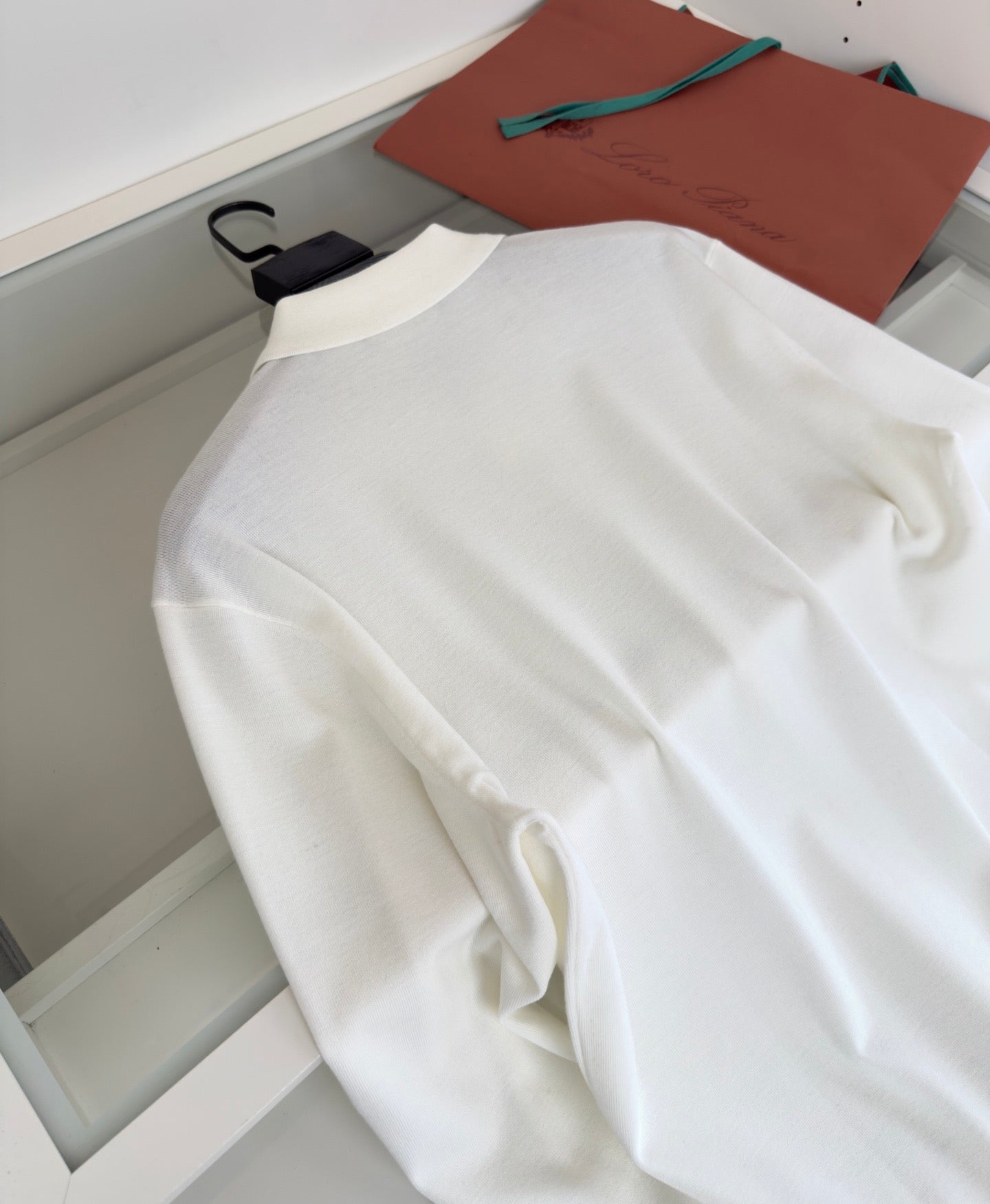 Loro Piana Long Sleeve Polo