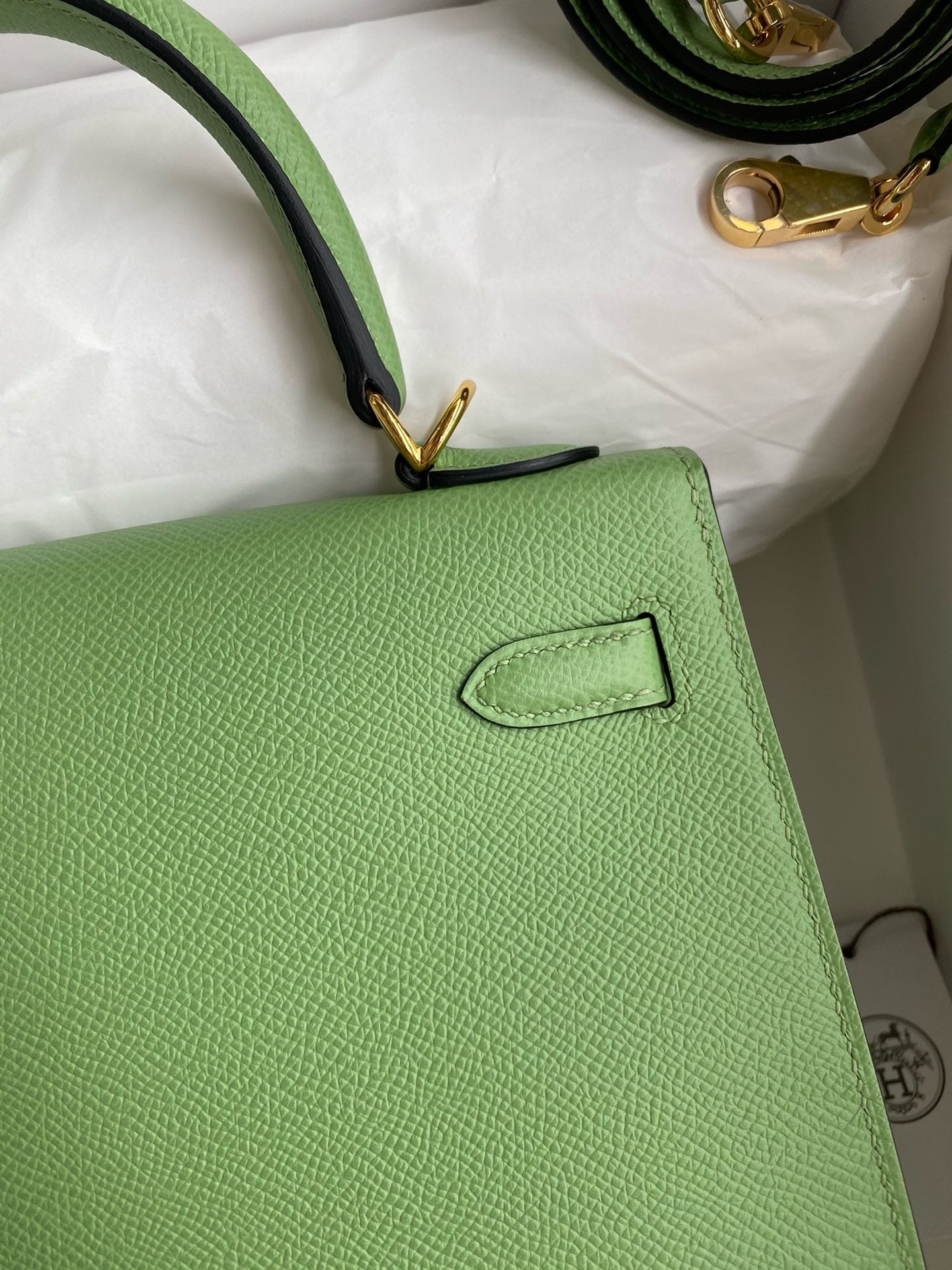 Hermes Kelly, 25cm, 3I, Epsom