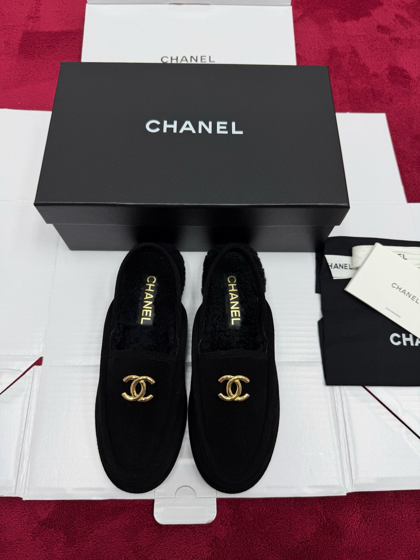 Chanel Suede Loafers