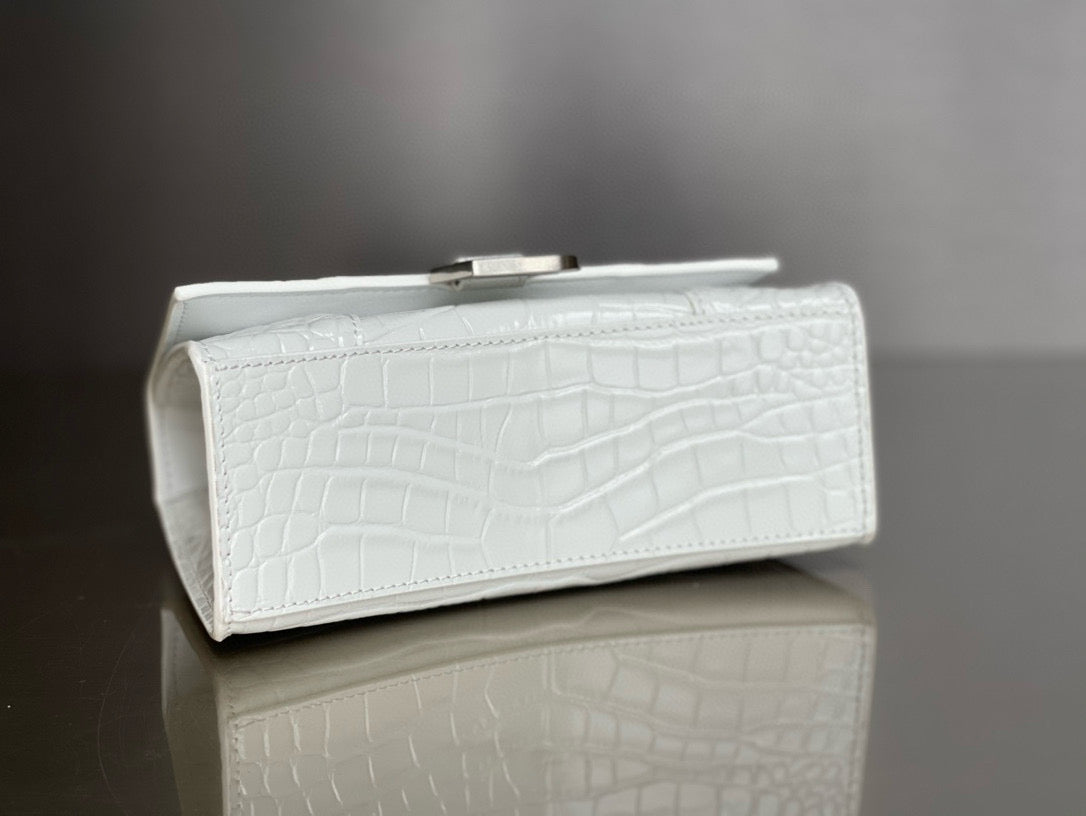 BLCG Hourglass Crocodile Top-handle Handbag
(19x8x21cm)