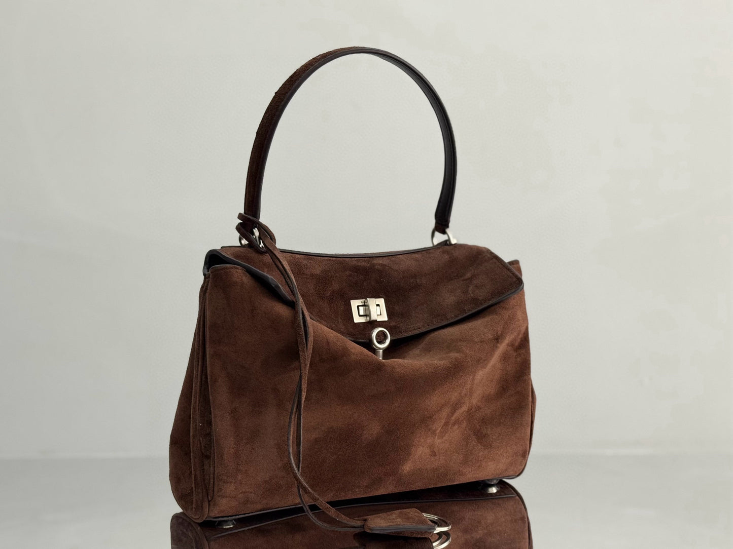 BLCG Rodeo Medium Suede Handbag 29x20x10cm