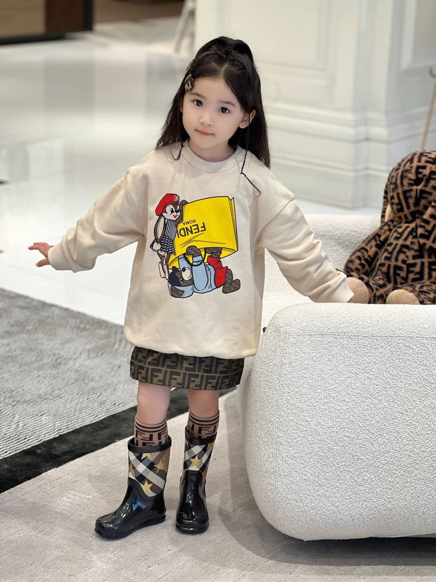 Fendi Sweater/Skirt Set