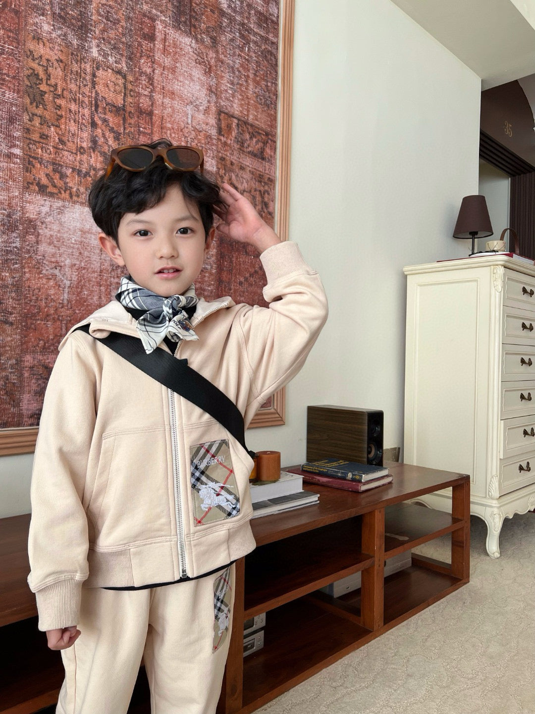 Burberry Jacket/Long Pant Set