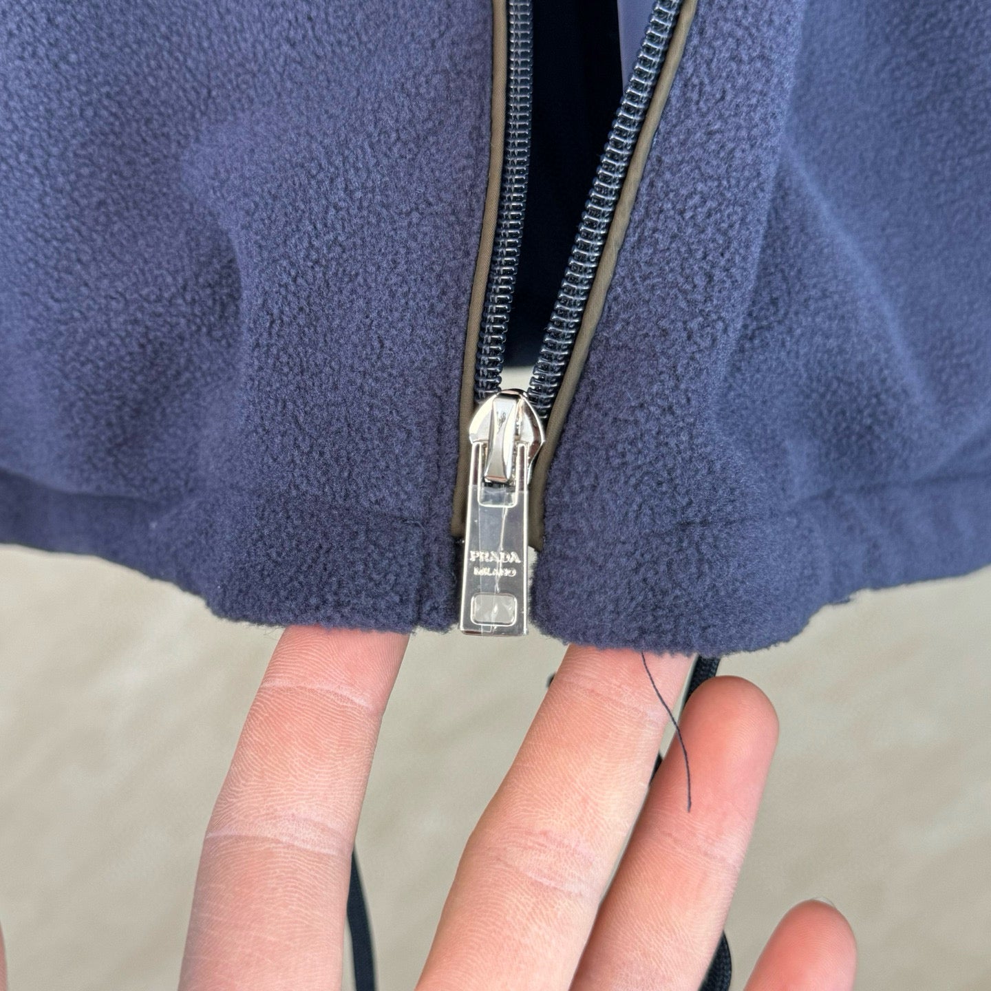 Prada Hooded Blouson Jacket