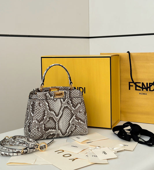 Fendi Peekaboo Bag (Python leather)