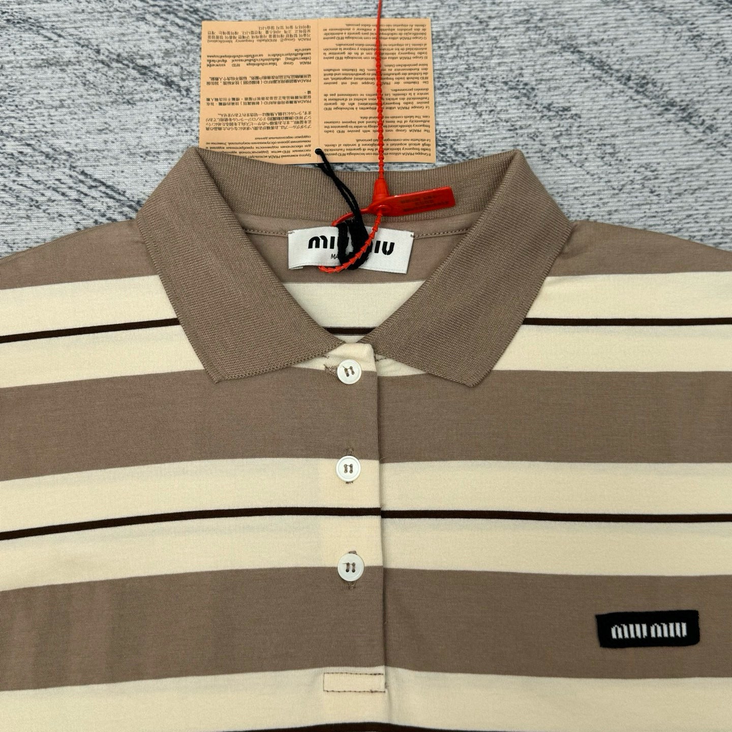 Miu Miu Long Sleeve Polo