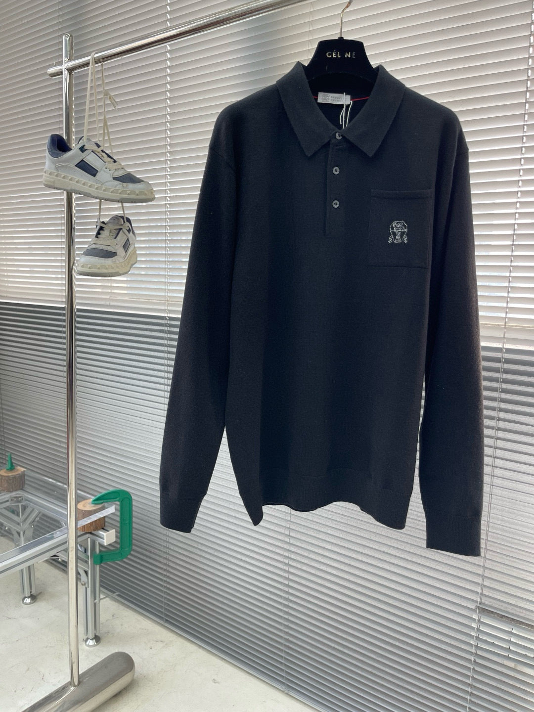 Brunello Cucinelli Long Sleeve Polo