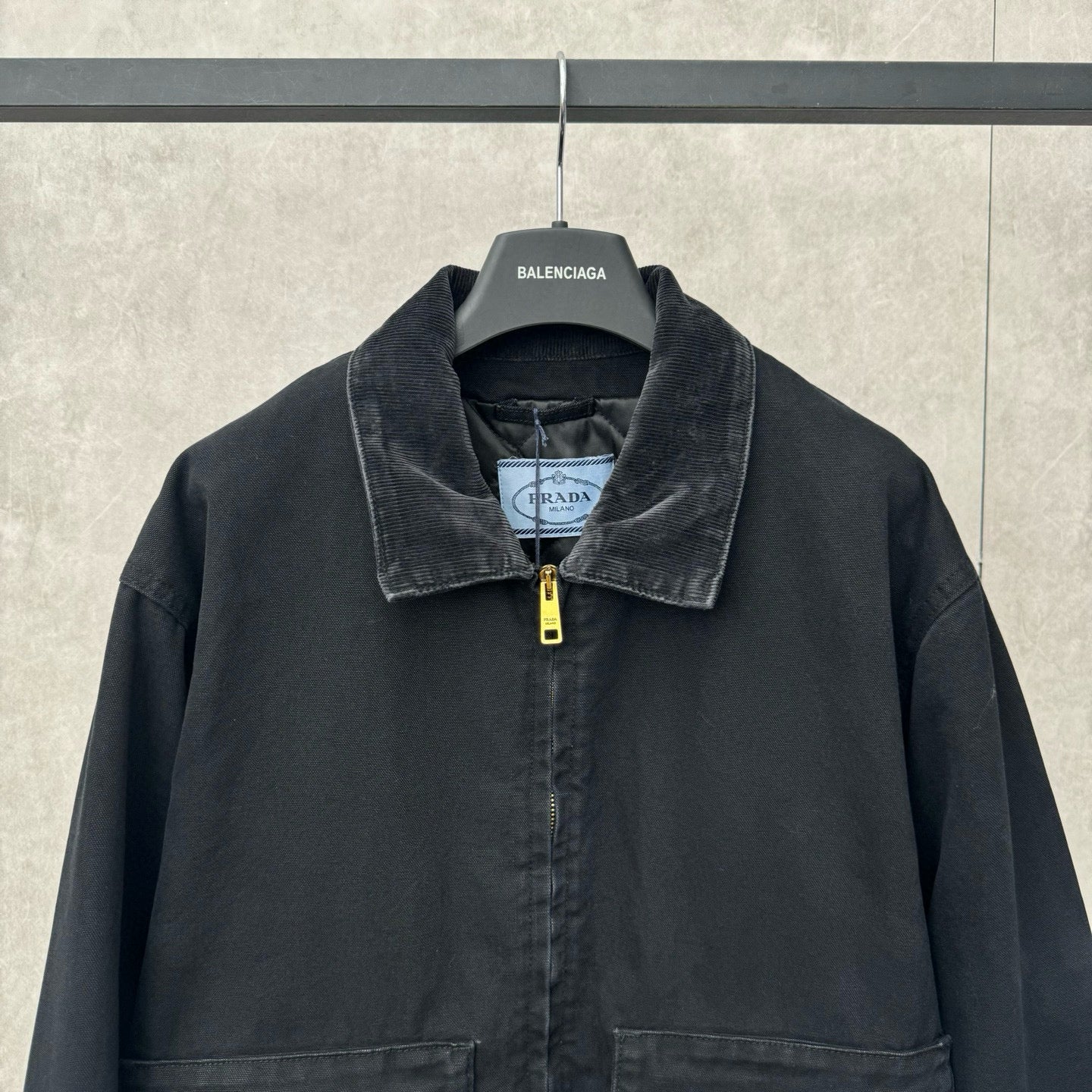 Prada Denim Bomber Jacket