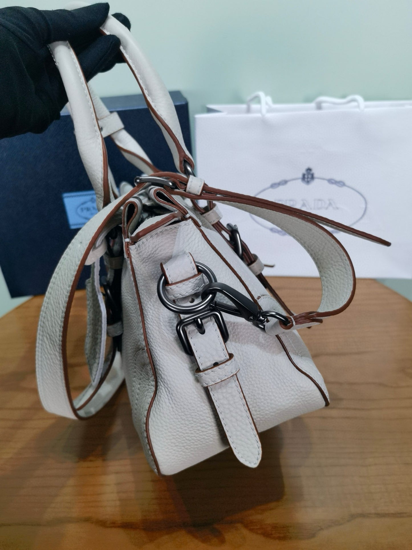 PD Bonnie Leather Tote Bag 35x22x11cm