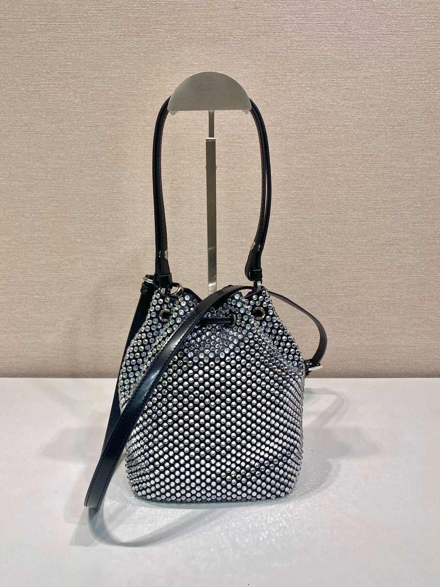 Prada Crystal Bucket Bag