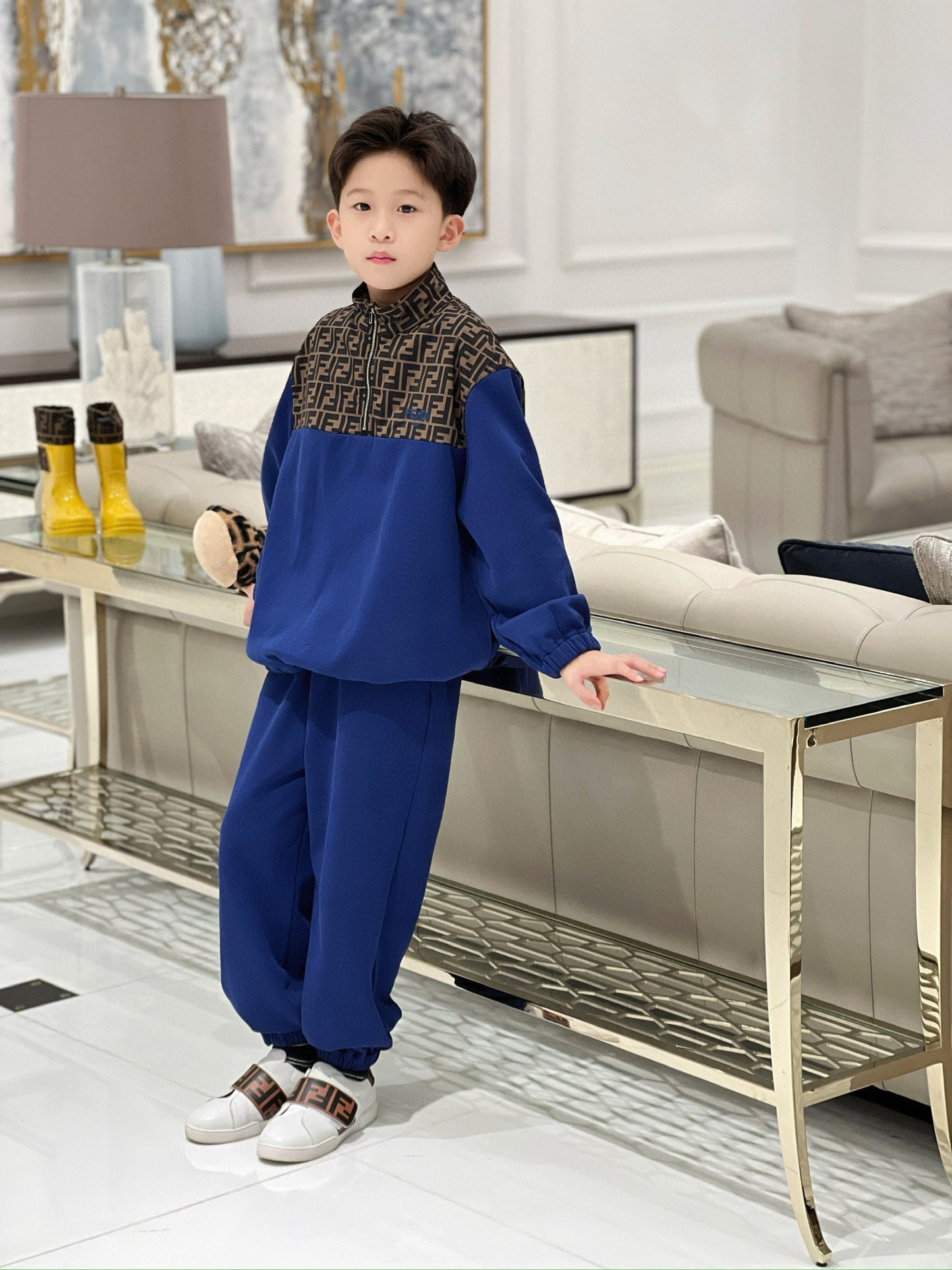 Fendi Jacket/Long Pant Set