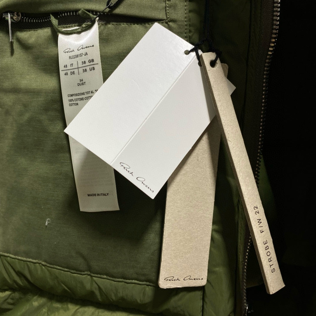 Rick Owen Down Jacket