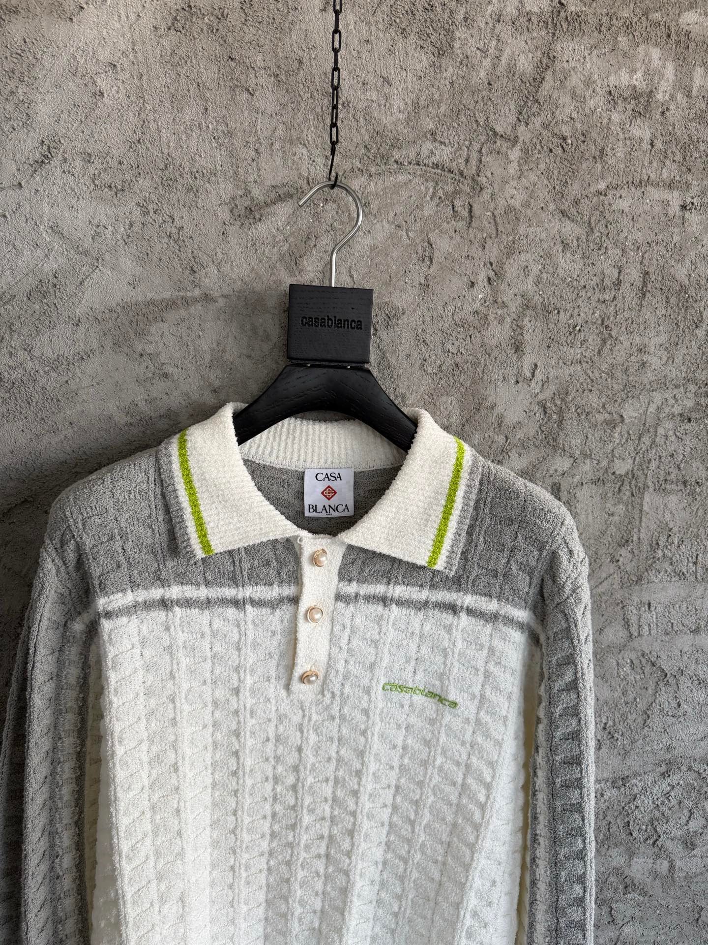 Casablanca Long Sleeve Polo