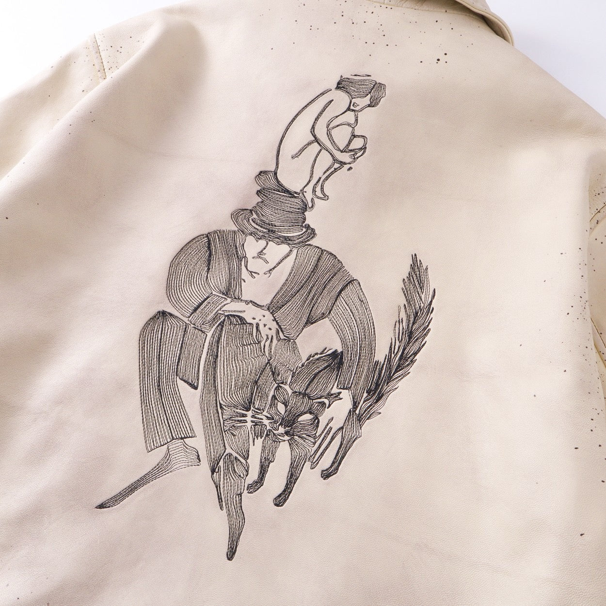Enfants Riches Déprimés Zip-Up Leather Jacket