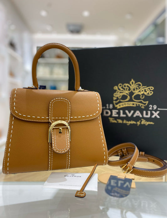 Delvaux Brillant MM Surpique Handbag