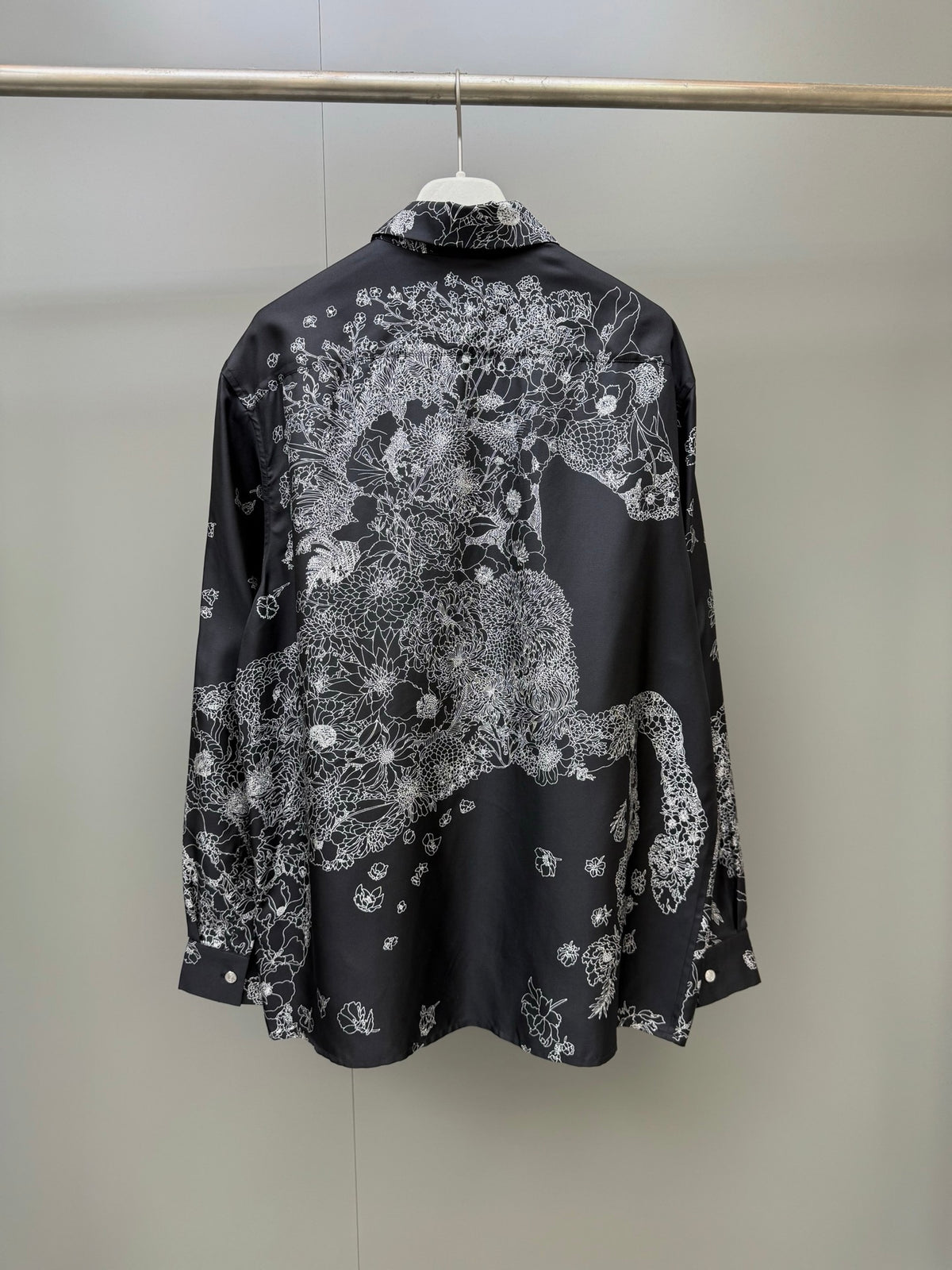 Hermes Long Sleeve Silk Shirt