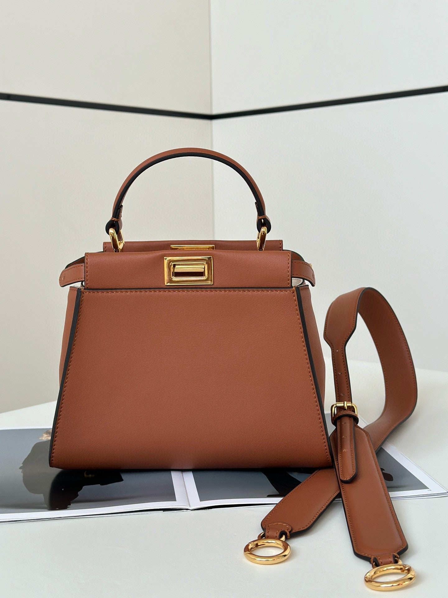 Fendi Peekaboo Bag (23x12x19 cm)