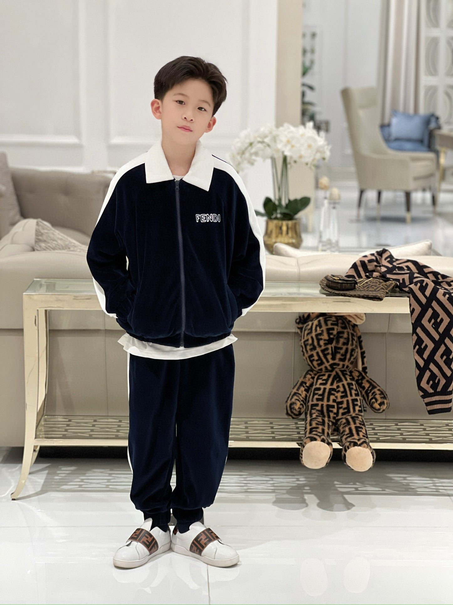 Fendi Jacket/Long Pant Set