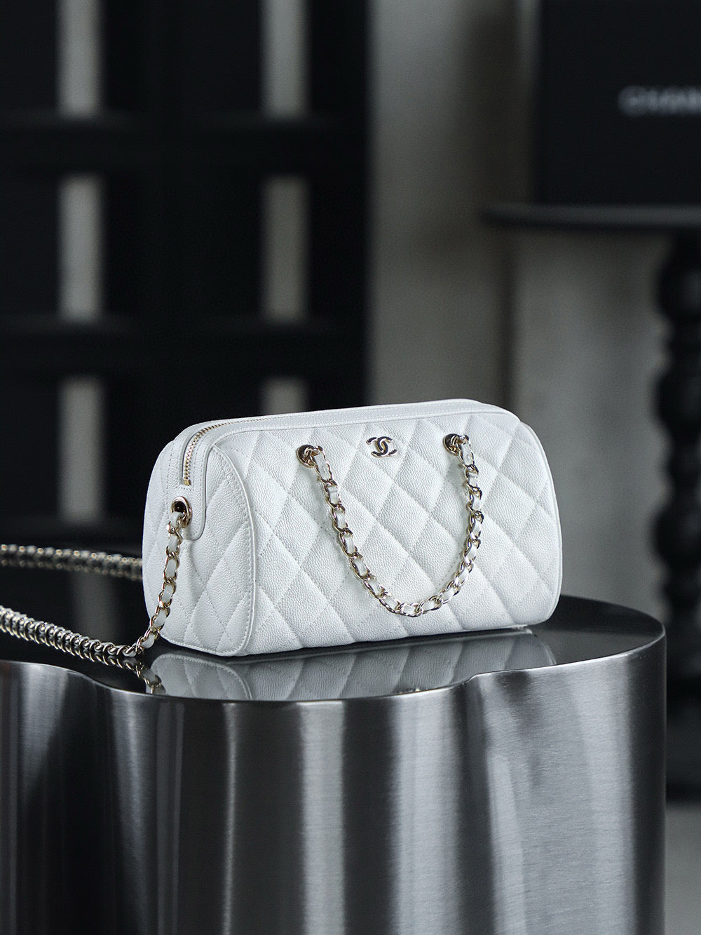 Chanel 25P Mini Bowling Bag