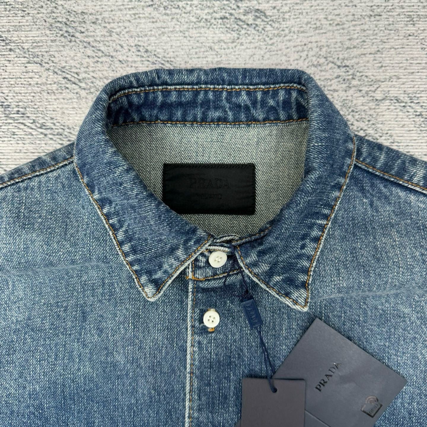 Prada Denim Blouson Jacket