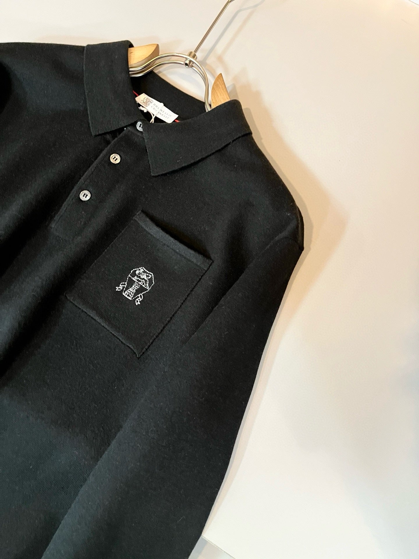 Brunello Cucinelli Long Sleeve Polo