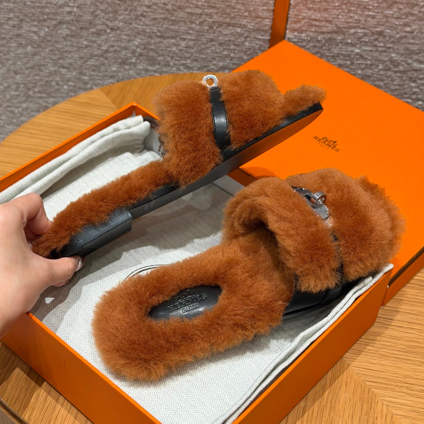 Hermes Slippers