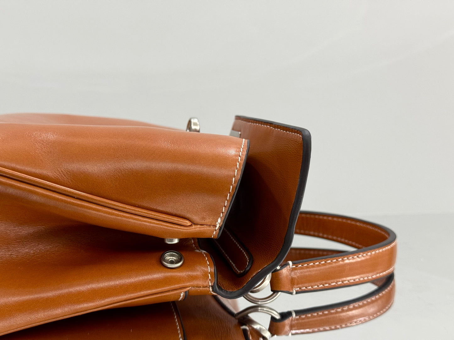 BLCG Rodeo Mini Leather Tote Handbag 22x19x8cm