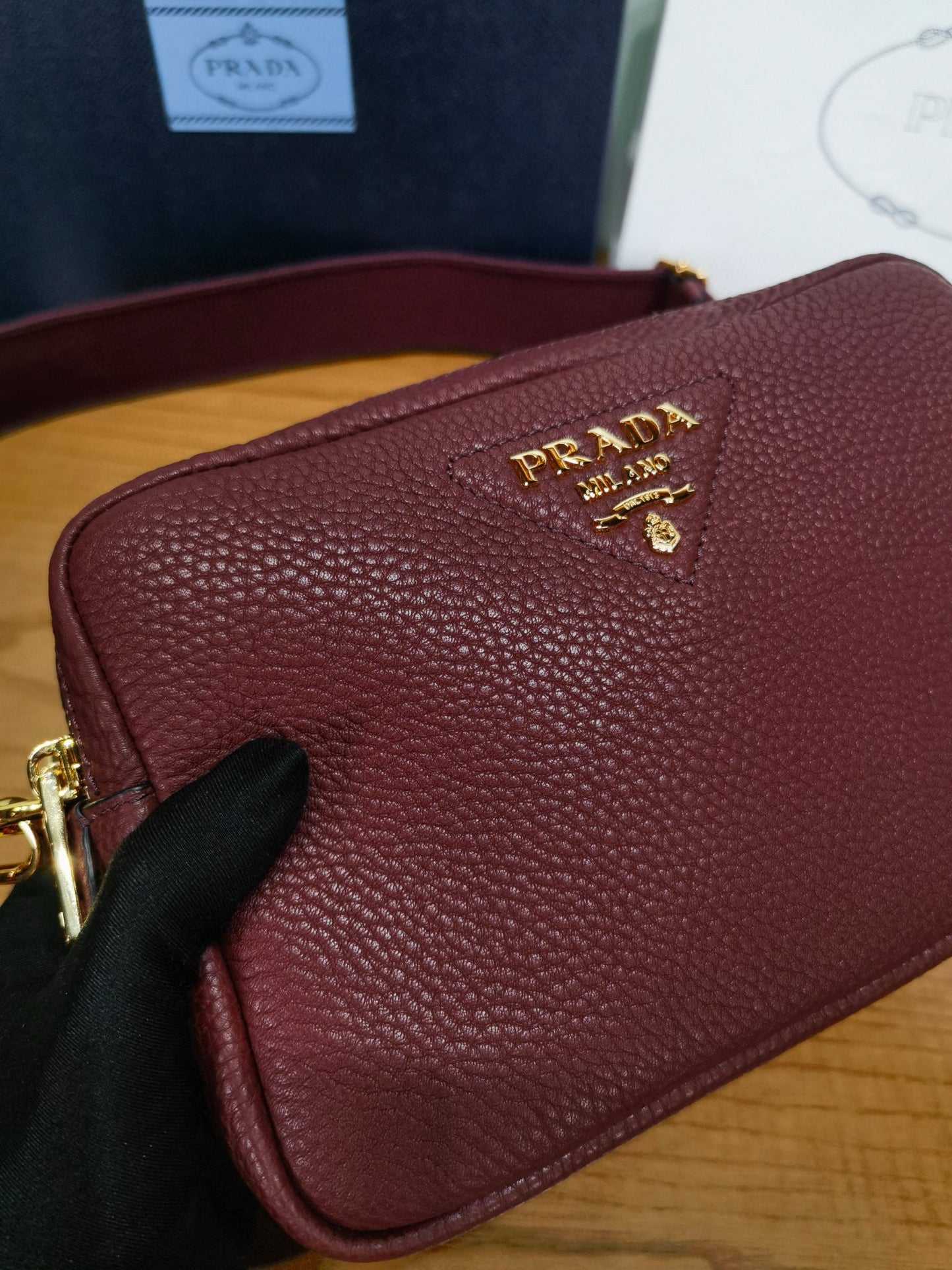 PD Small Camera Crossbody Bag 22x14x8cm